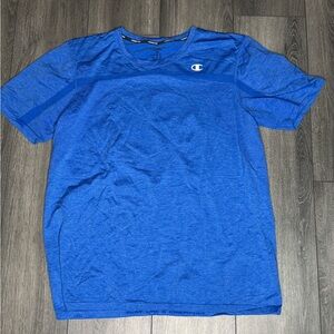 Champion Blue Short Sleeve Activewear Shirt